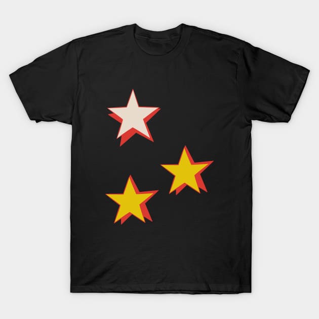 80's Retro Stars T-Shirt by ZodaZoup